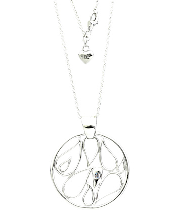 Lily & Lotty Rafaella Necklace - Sterling Silver with Genuine Diamond